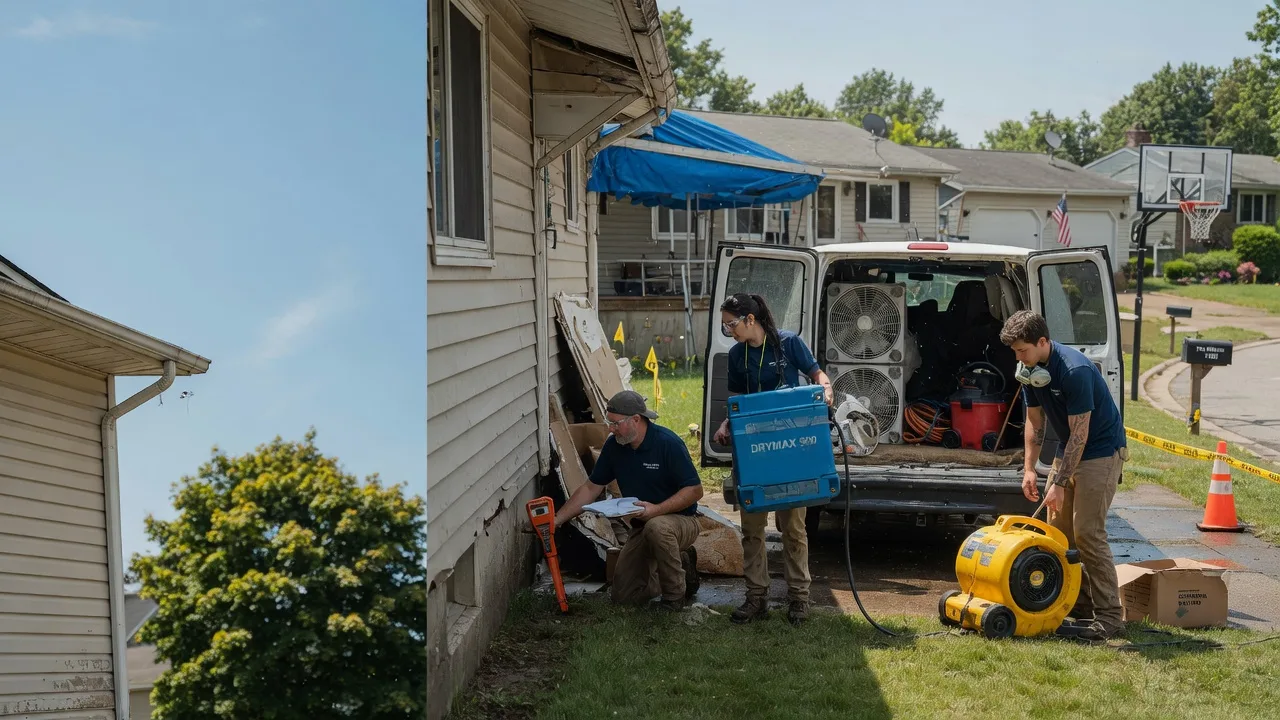 Ceiling Leak Cleanup in Hillsdale, PA near me